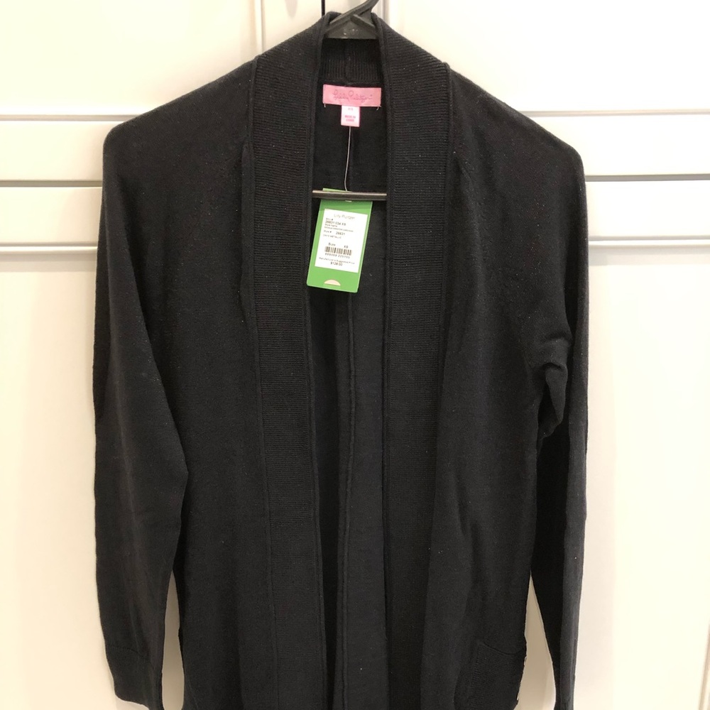NWT Lilly Pulitzer Onyx Metallic Sweater XS